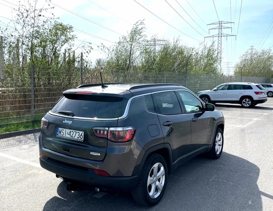 Jeep Compass cena 75900 przebieg: 58000, rok produkcji 2019 z Żmigród małe 172